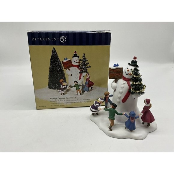 Department 56 Village Square Snowman Village Accessories Vtg Retired Collectible - Picture 4 of 16